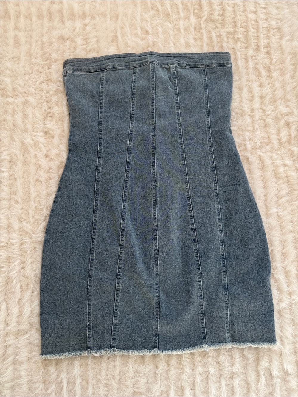 Jean Denim Tube Dress